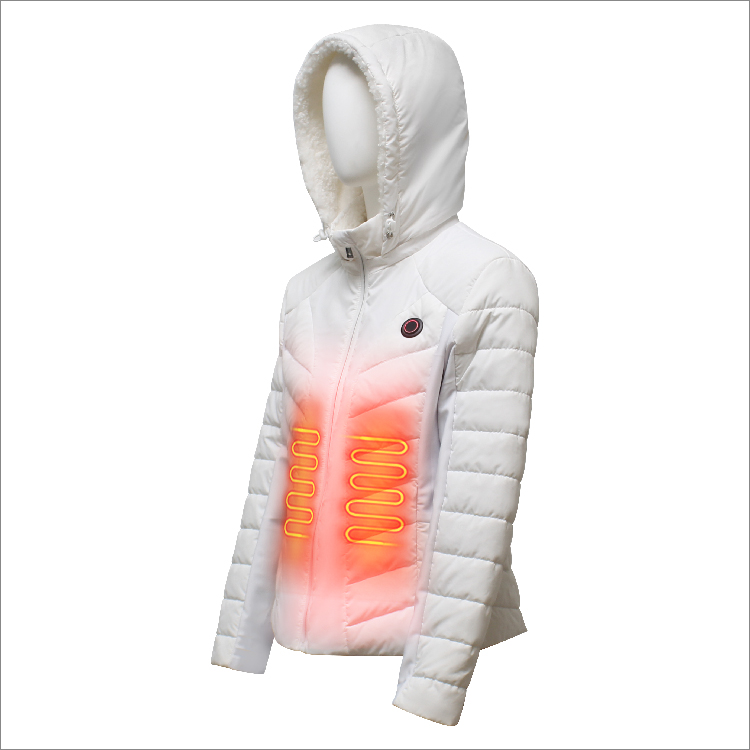 Ski Riding Electric Usb White Heater Jacket Winter Jacket for momen