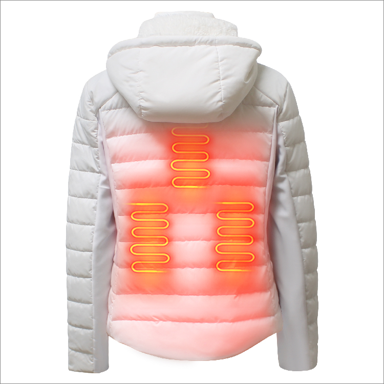 Ski Riding Electric Usb White Heater Jacket Winter Jacket for momen