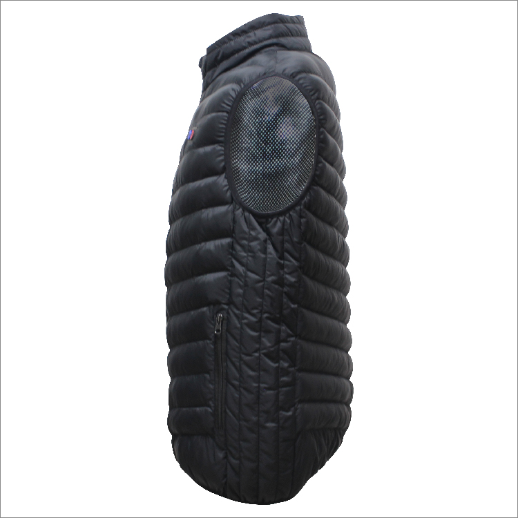 Men's heated vest sleeveless vest 3 level temperature heated body battery heated vest