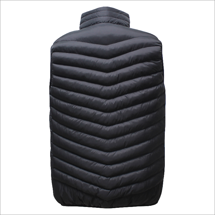 Men's heated vest sleeveless vest 3 level temperature heated body battery heated vest