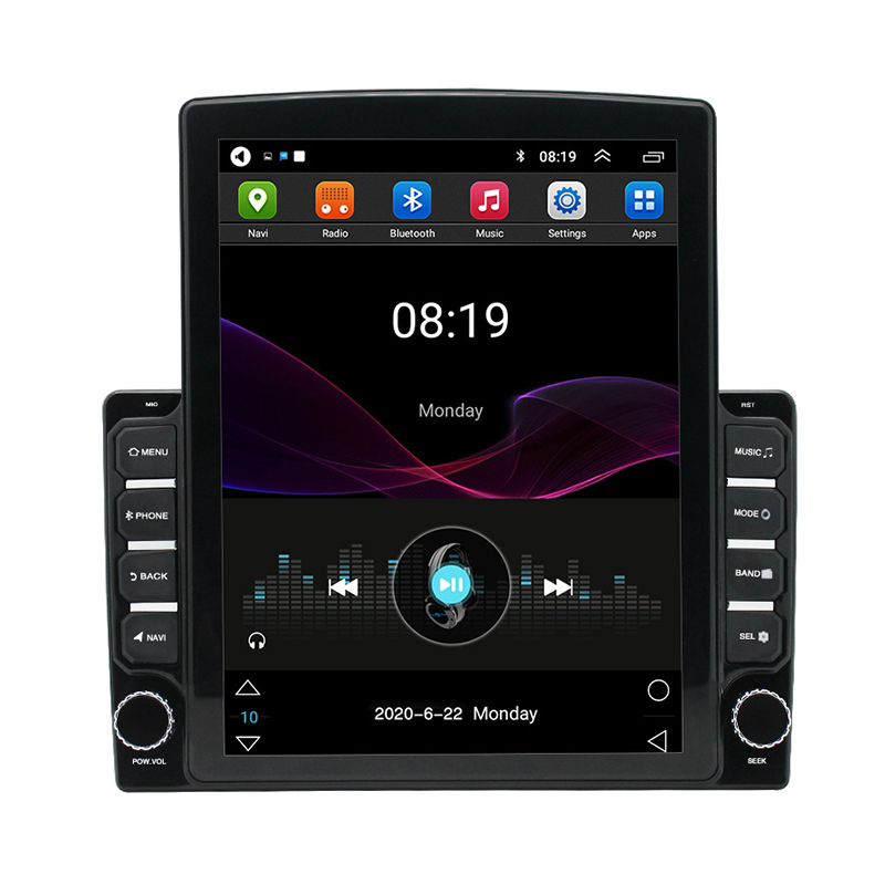 9,7 pouces Vertical Touch Screen Car MP5 Radio Player