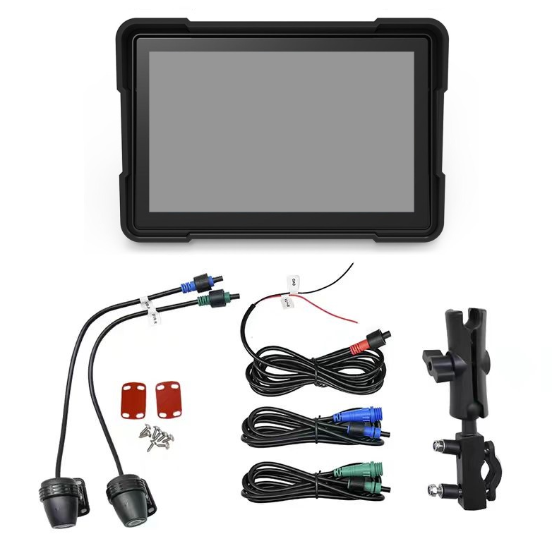 Zmecar Motorcycle Car Play IP67 Waterproof 5 Inch Touch Screen Android Auto DVR BT Navigation GPS Motorcycle Carplay