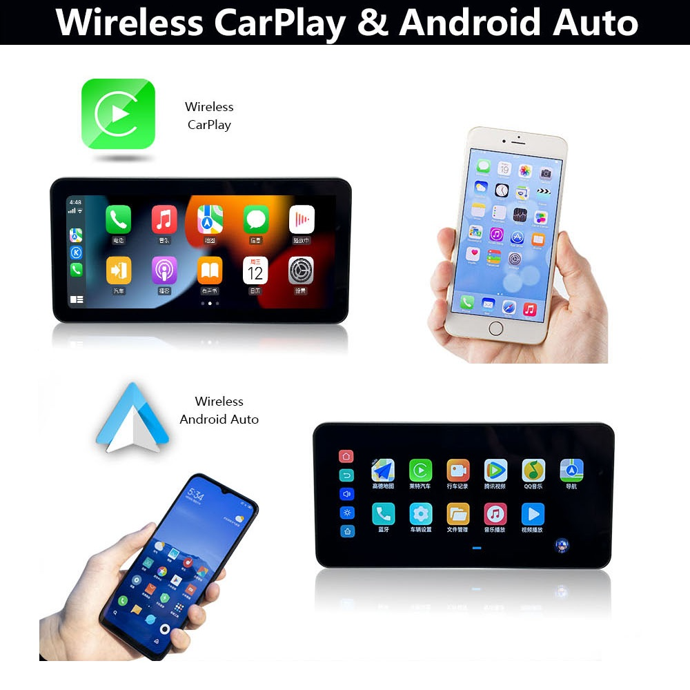 Zmecar 6.3Inch 8Core Android 13.0 Portable Motorcycle Screen Carplay Android Auto Player Supports WIFI Bluetooth GPS 4G DVR TPMS