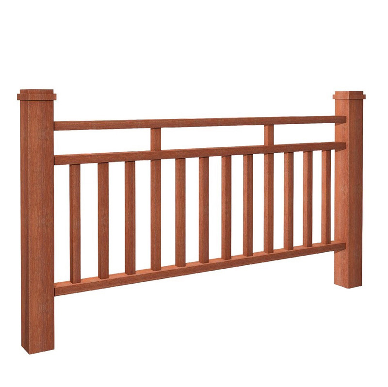 Light Carbonized Outdoor Bamboo Railing