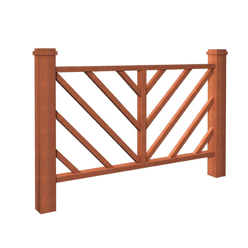 Light Carbonized Outdoor Bamboo Railing