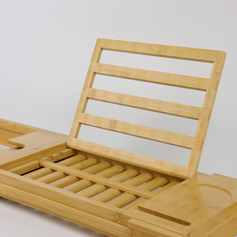 Adjustable Handcrafted Bamboo Bath Tray