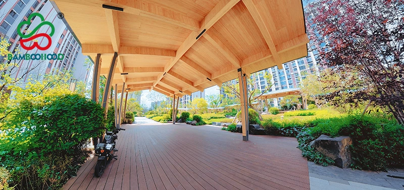 Bamboo corrider and architecture application
