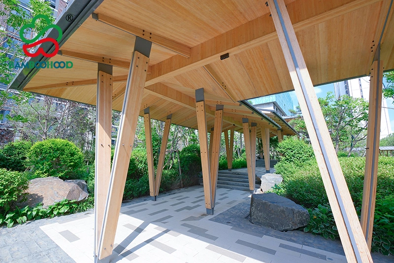 Bamboo corrider and architecture application