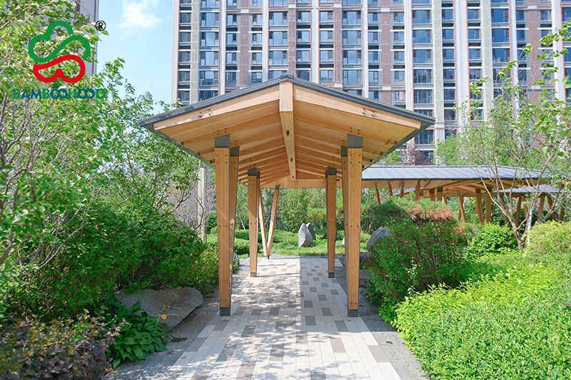 Bamboo corrider and architecture application