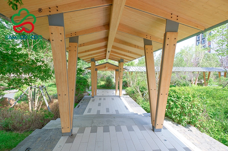 Bamboo corrider and architecture application