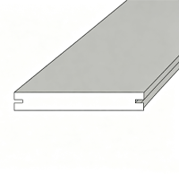 flat bamboo deck surface