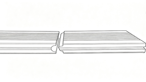 tongue and groove end match system