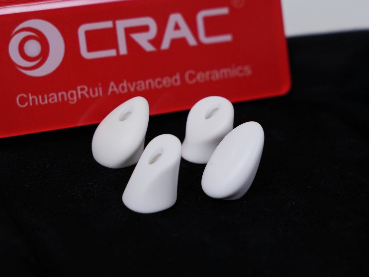 Complex geometry ceramic injection molded parts