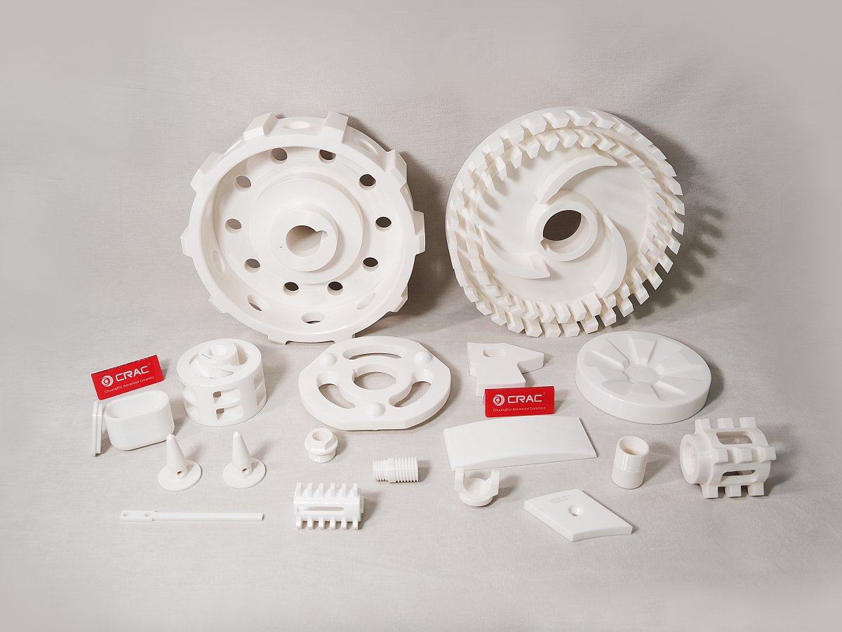 Zirconia ceramic structural parts for industrial applications