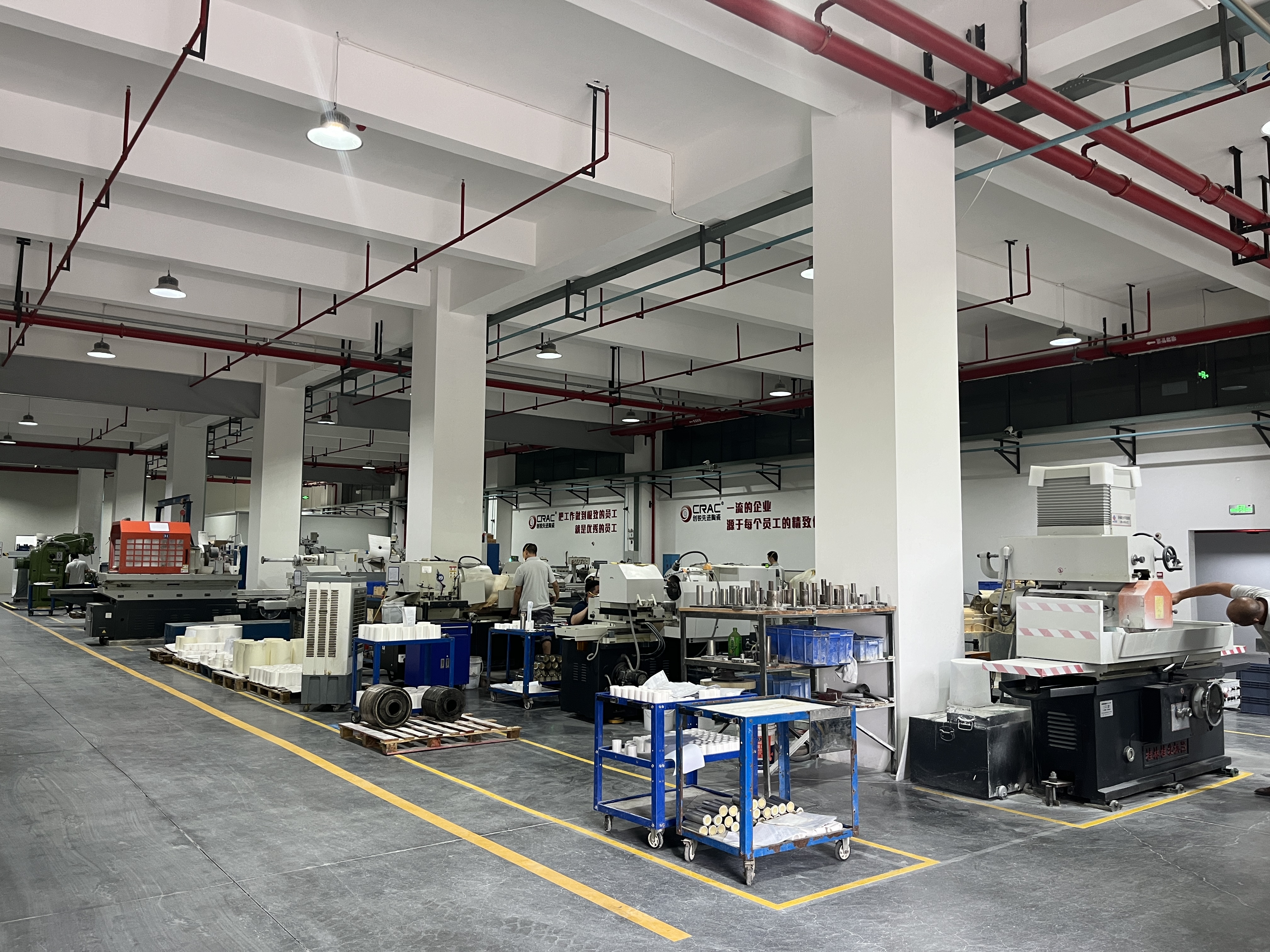 Precision Finishing Workshop for Zirconia Ceramic Parts