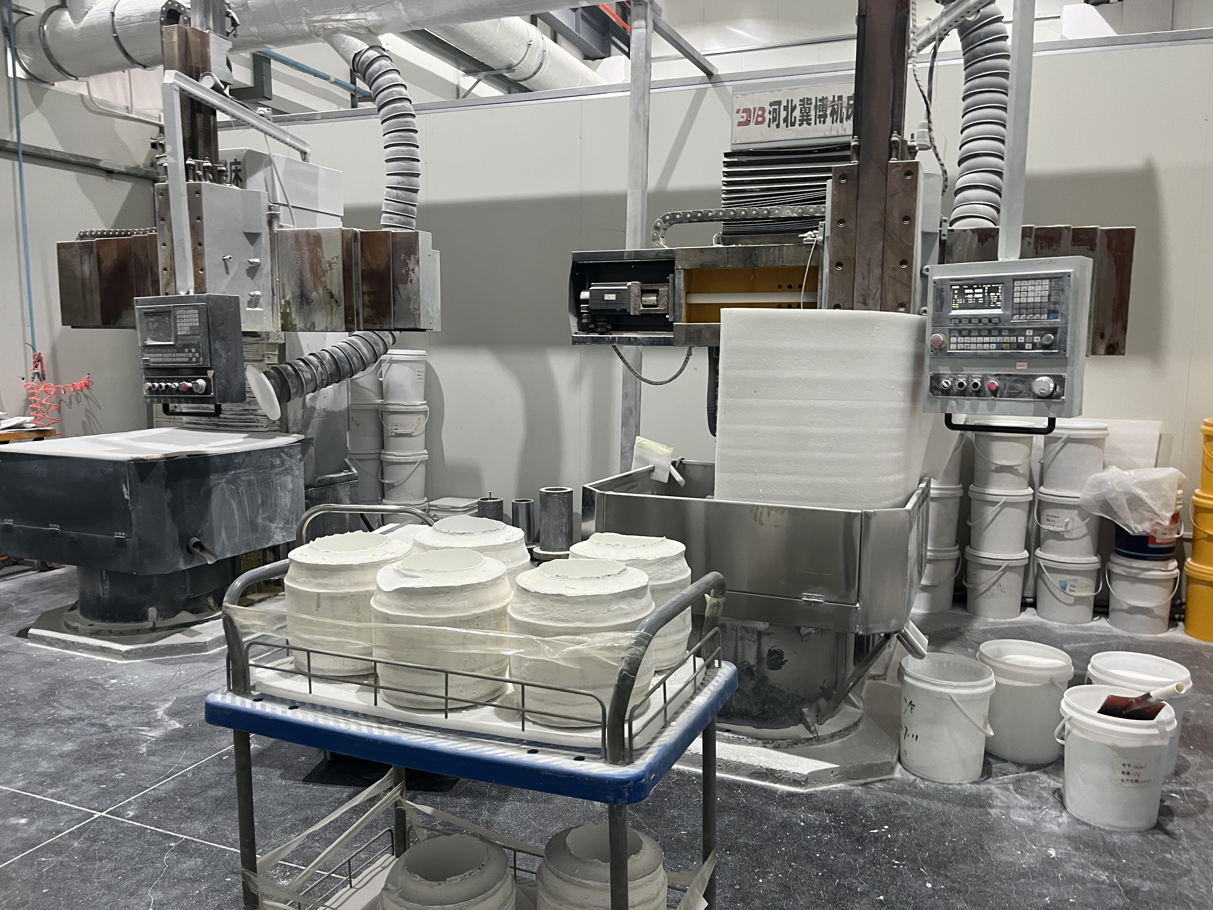 CNC Turning Room for Ceramic Blanks