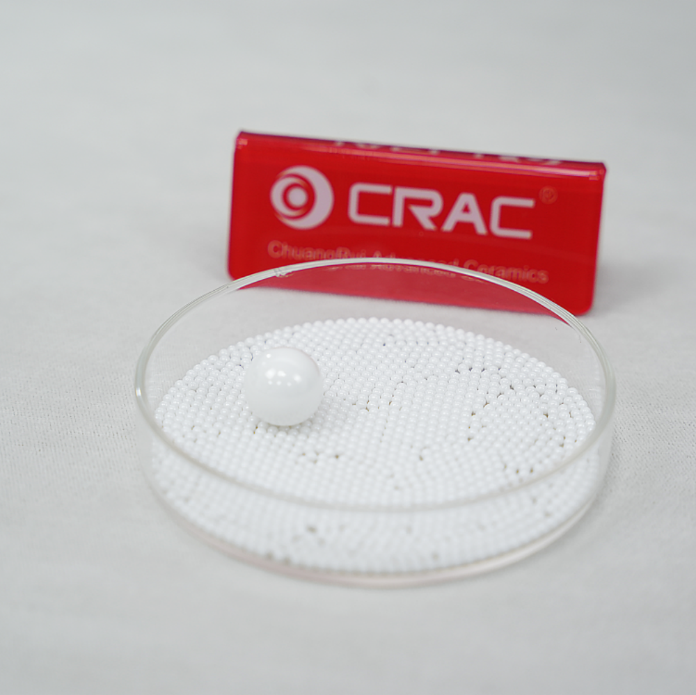 Zirconia beads in multiple sizes for bead mill media