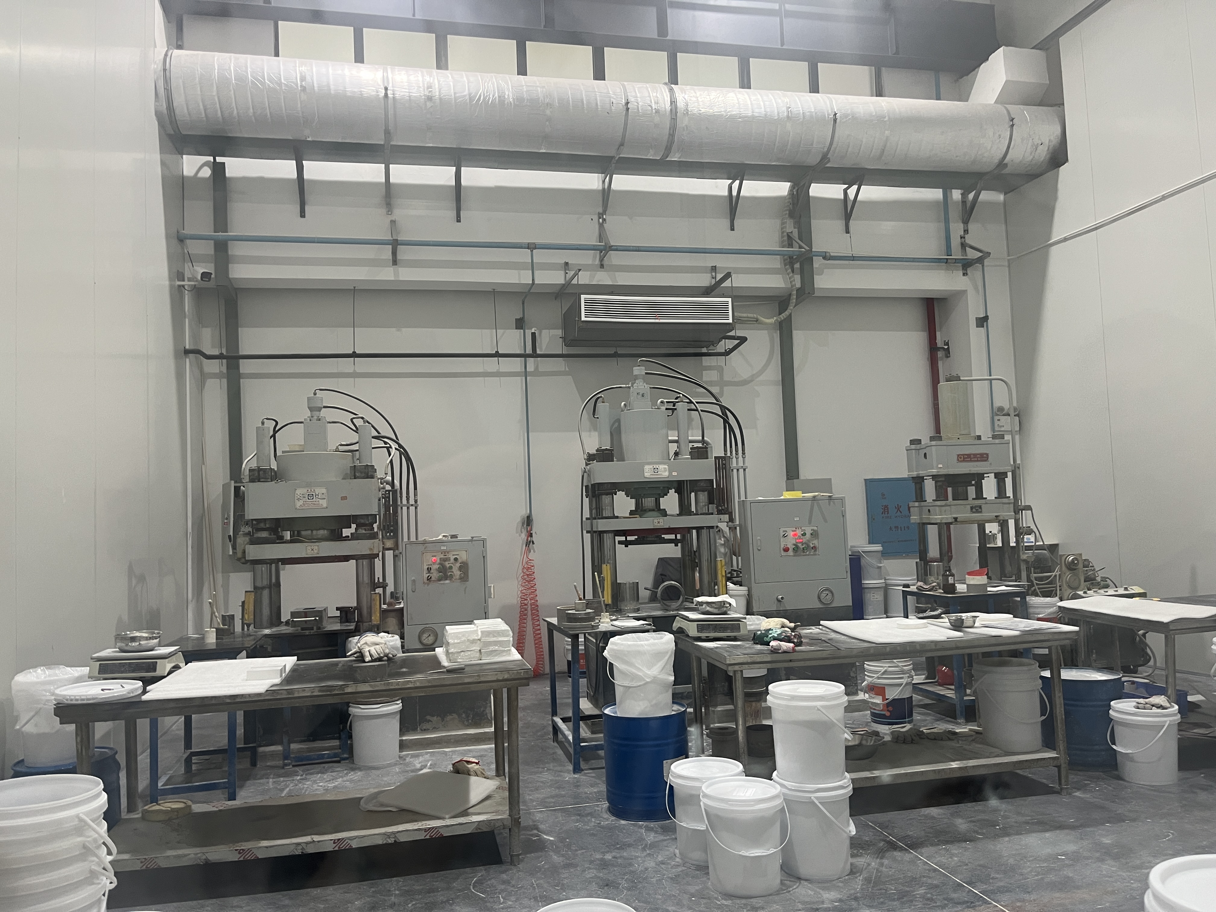 Dry Pressing Room for Ceramic Valve Blanks