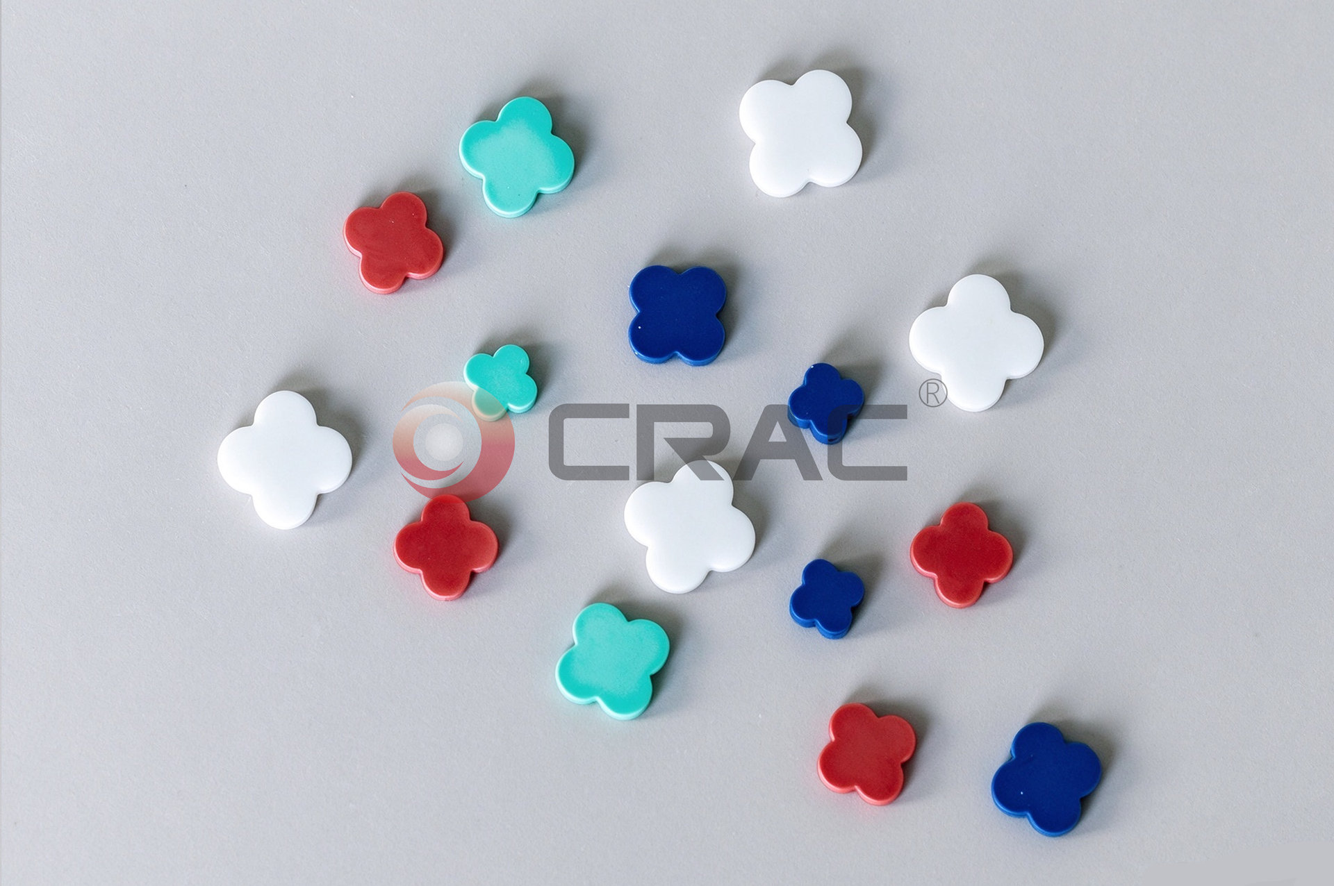 Four-leaf Clover Ceramic Jewelry Parts